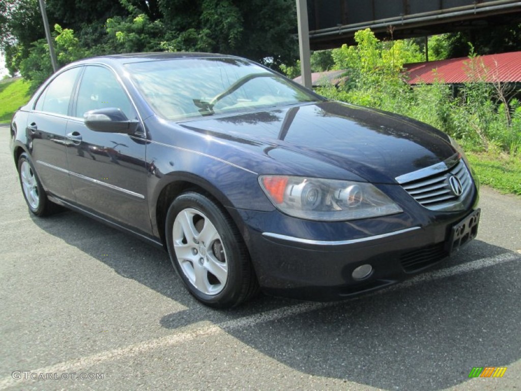 2005 RL 3.5 AWD Sedan - Opulent Blue Pearl / Taupe photo #4