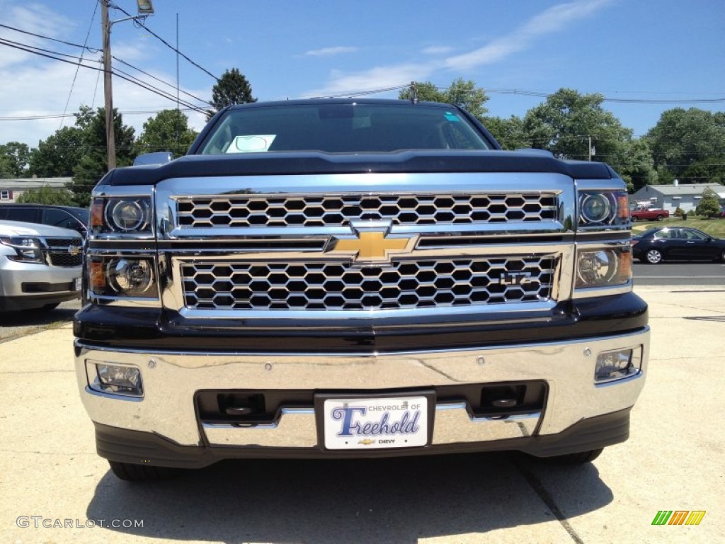 2014 Silverado 1500 LTZ Crew Cab 4x4 - Black / Jet Black photo #2