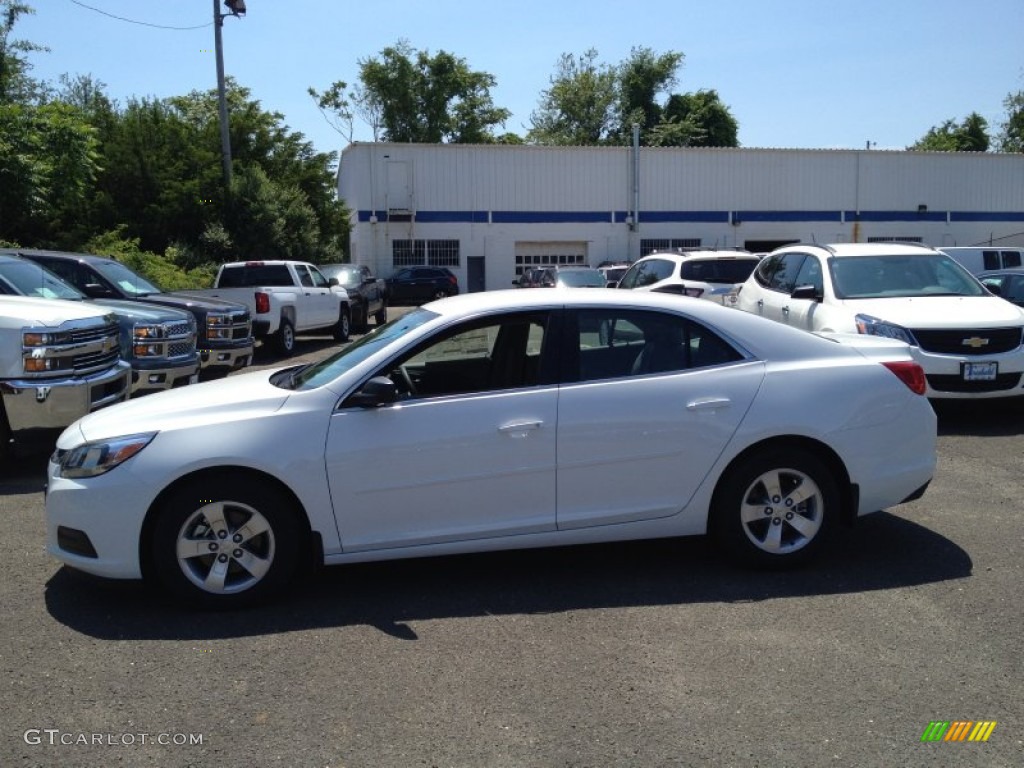 2015 Malibu LS - Summit White / Jet Black/Titanium photo #3