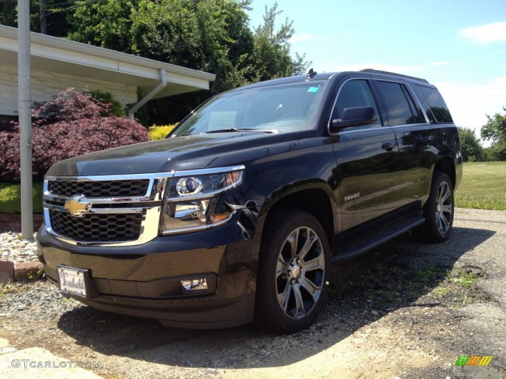 2015 Tahoe LT 4WD - Black / Cocoa/Dune photo #1