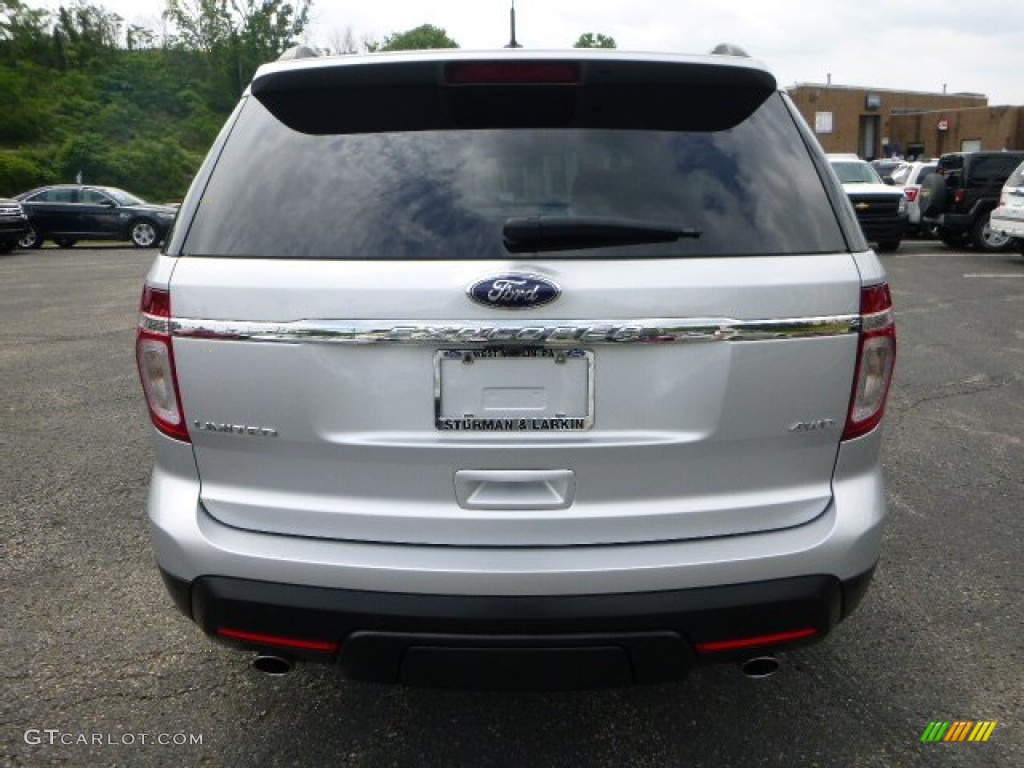 2013 Explorer Limited 4WD - Ingot Silver Metallic / Medium Light Stone photo #3