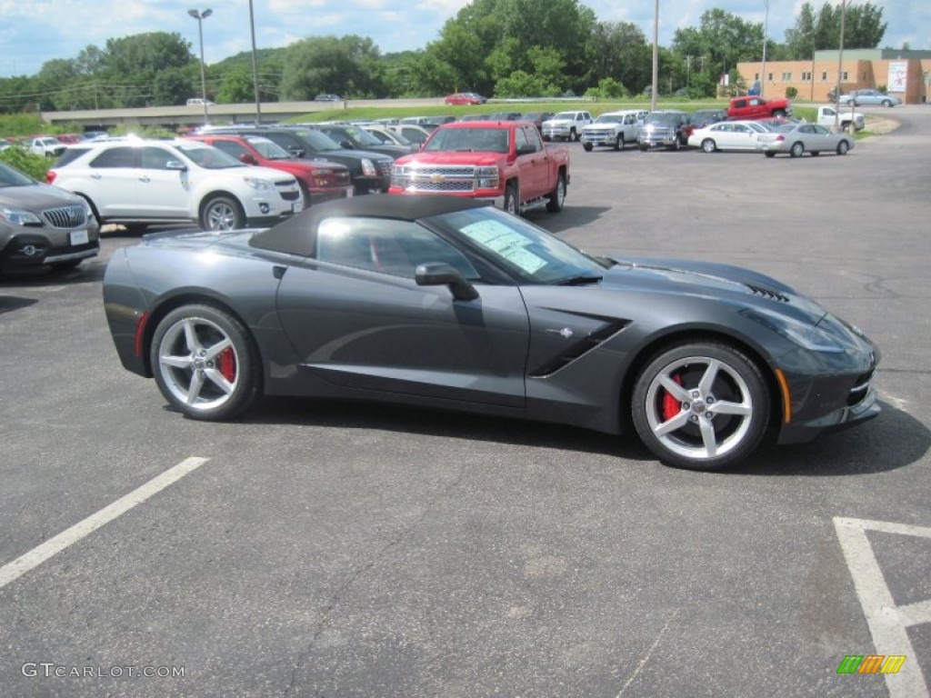 Cyber Gray Metallic 2014 Chevrolet Corvette Stingray Convertible Exterior Photo #94733722