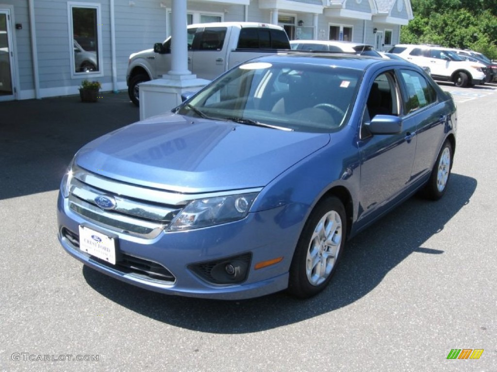 2010 Fusion SE V6 - Sport Blue Metallic / Charcoal Black photo #3