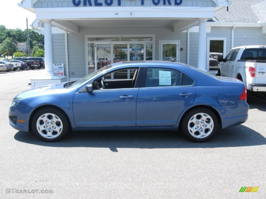 2010 Fusion SE V6 - Sport Blue Metallic / Charcoal Black photo #4