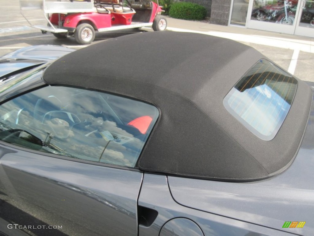 2014 Corvette Stingray Convertible - Cyber Gray Metallic / Adrenaline Red photo #9