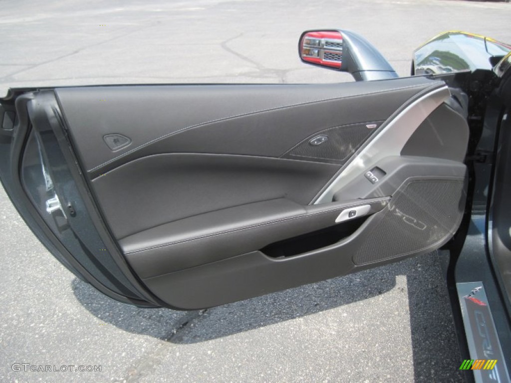 2014 Chevrolet Corvette Stingray Convertible Adrenaline Red Door Panel Photo #94734013