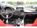 Coral Red/Black 2014 BMW 3 Series 335i xDrive Sedan Dashboard