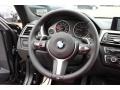 Coral Red/Black 2014 BMW 3 Series 335i xDrive Sedan Steering Wheel