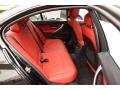 Coral Red/Black Rear Seat Photo for 2014 BMW 3 Series #94735045