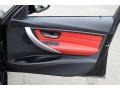 Coral Red/Black Door Panel Photo for 2014 BMW 3 Series #94735069