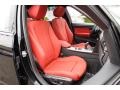 Coral Red/Black 2014 BMW 3 Series 335i xDrive Sedan Interior Color