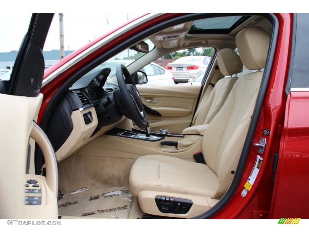 2014 3 Series 328i Sedan - Melbourne Red Metallic / Venetian Beige photo #11