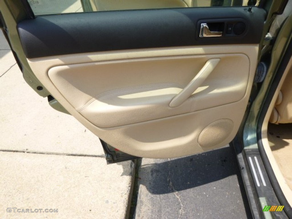 2003 Passat GLS Sedan - Fresco Green Metallic / Beige photo #13