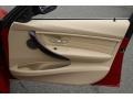 Venetian Beige 2014 BMW 3 Series 328i Sedan Door Panel
