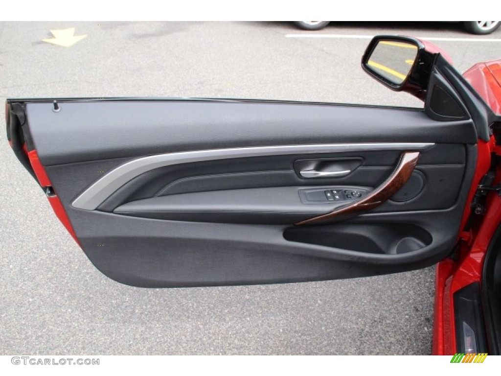 2014 BMW 4 Series 435i xDrive Coupe Black Door Panel Photo #94736143
