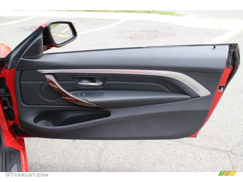 2014 BMW 4 Series 435i xDrive Coupe Black Door Panel Photo #94736461