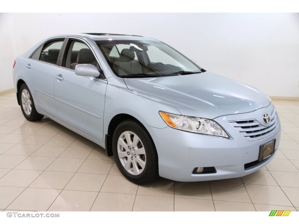 2007 Camry XLE - Sky Blue Pearl / Ash photo #1