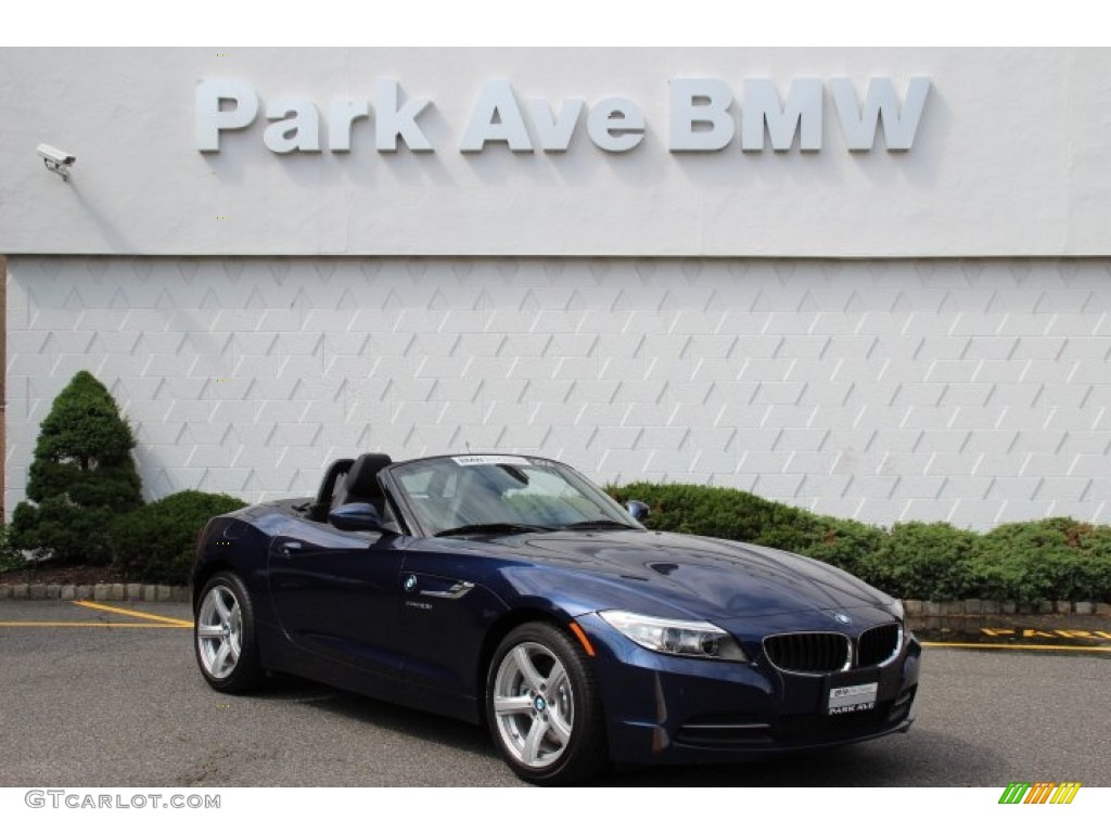 2014 Z4 sDrive28i - Deep Sea Blue Metallic / Black photo #2