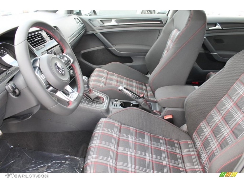 Titan Black Leather Interior 2015 Volkswagen Golf GTI 4-Door 2.0T S Photo #94738187