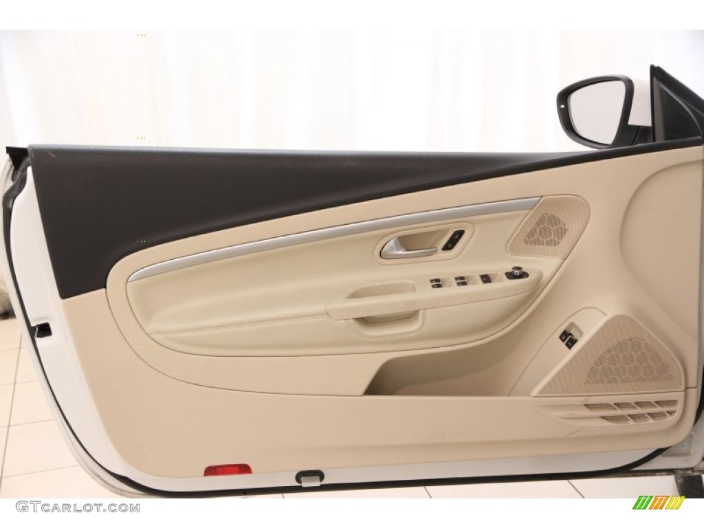 2012 Volkswagen Eos Komfort Cornsilk Beige Door Panel Photo #94738486