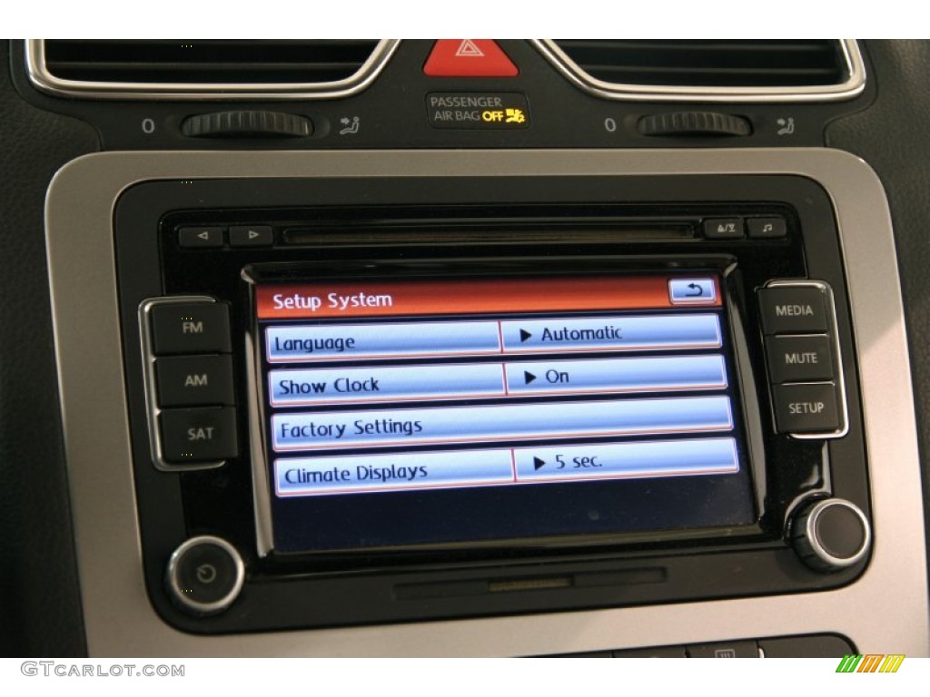 2012 Volkswagen Eos Komfort Controls Photo #94738663