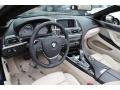 Ivory White 2014 BMW 6 Series 640i Convertible Interior Color