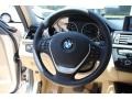 Venetian Beige Steering Wheel Photo for 2014 BMW 3 Series #94740613