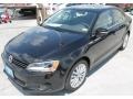 2014 Black Volkswagen Jetta SEL Sedan  photo #3