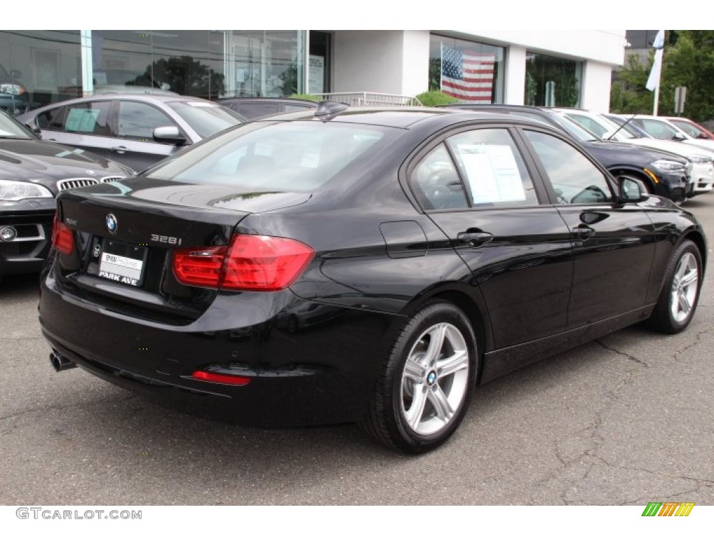 2014 3 Series 328i xDrive Sedan - Black Sapphire Metallic / Black photo #3