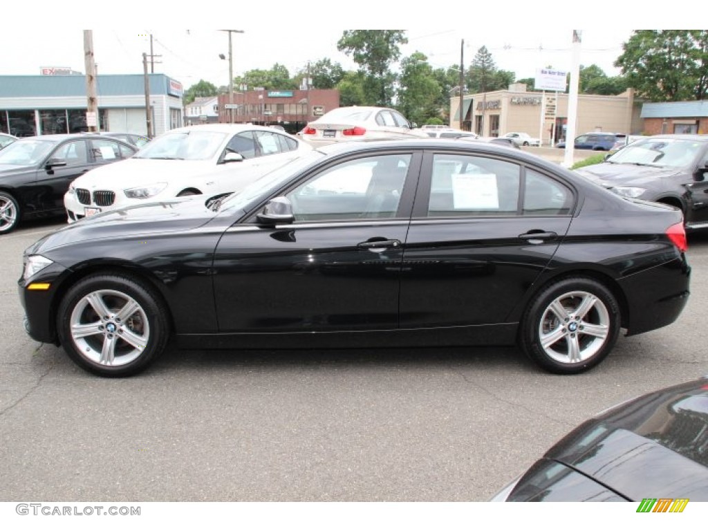 2014 3 Series 328i xDrive Sedan - Black Sapphire Metallic / Black photo #6
