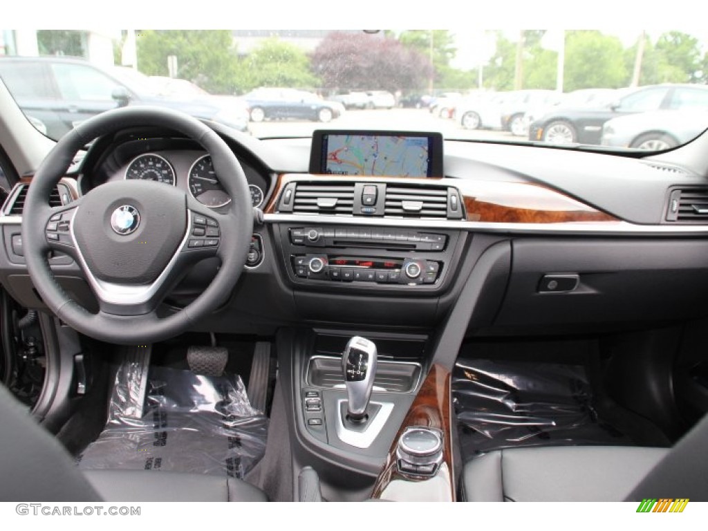 2014 3 Series 328i xDrive Sedan - Black Sapphire Metallic / Black photo #14