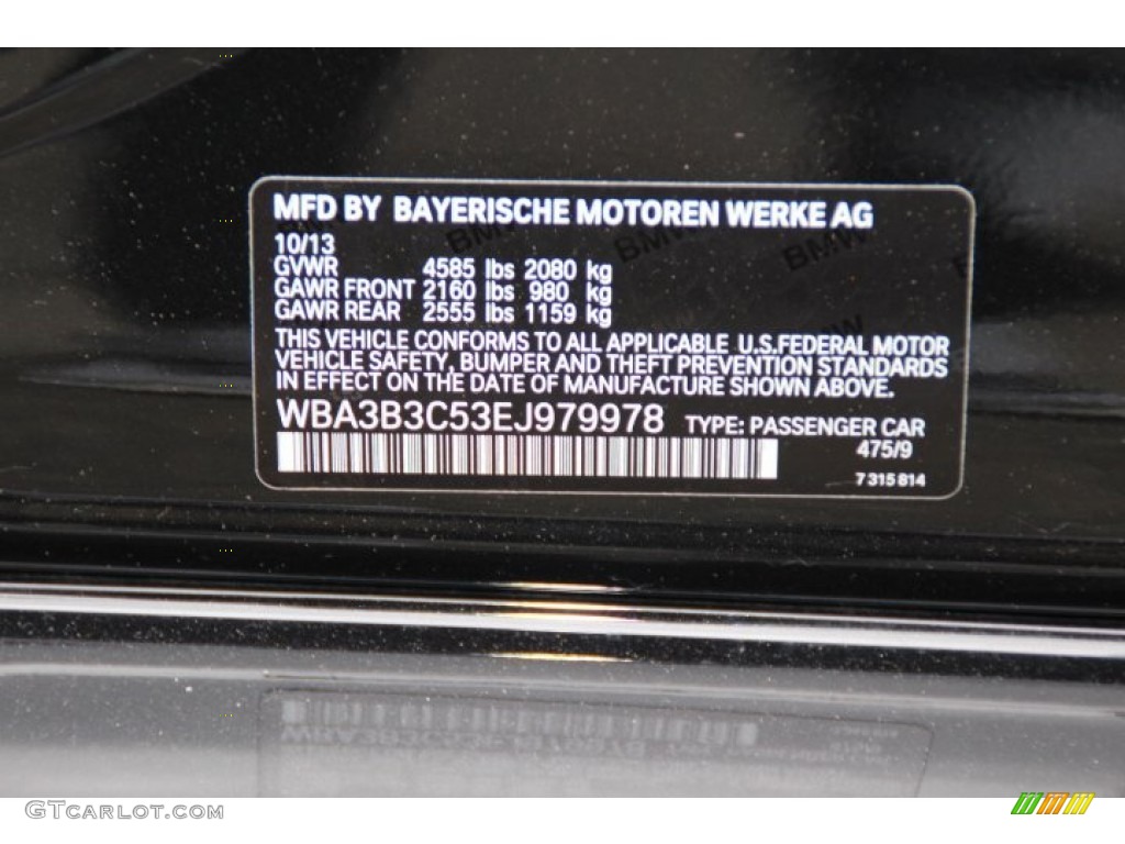 2014 3 Series 328i xDrive Sedan - Black Sapphire Metallic / Black photo #33