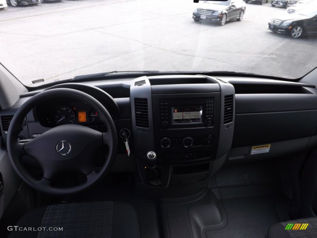 2014 Sprinter 2500 High Roof Cargo Van - Steel Blue / Tunja Black photo #9