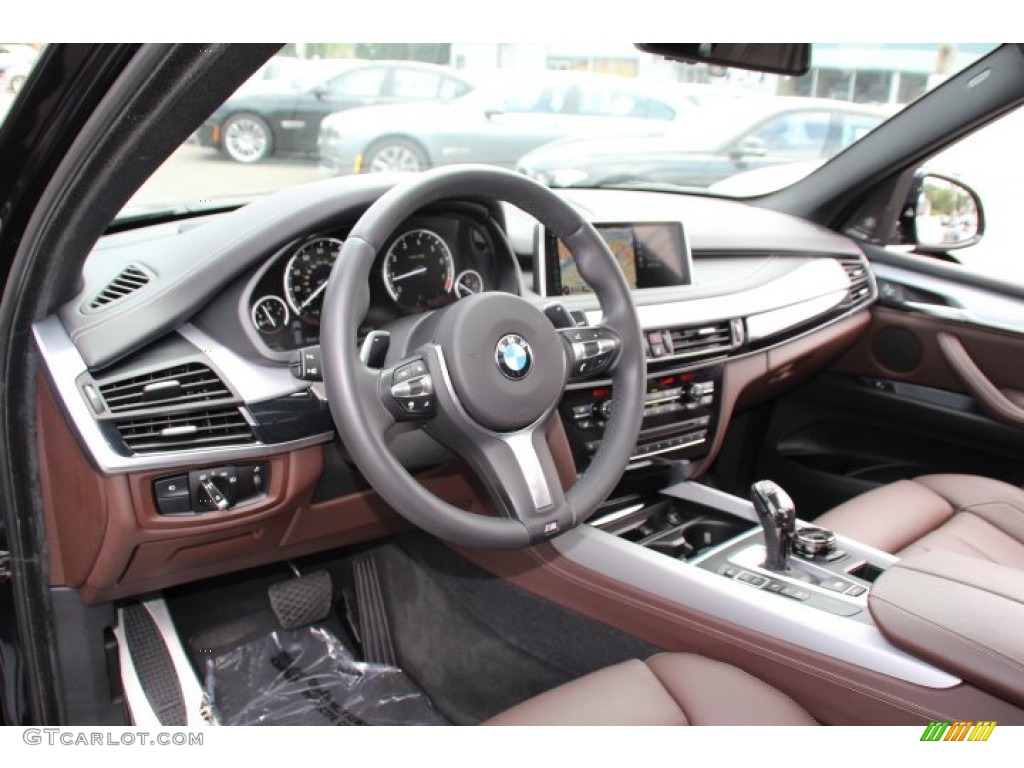 Mocha Interior 2014 BMW X5 xDrive50i Photo #94744669