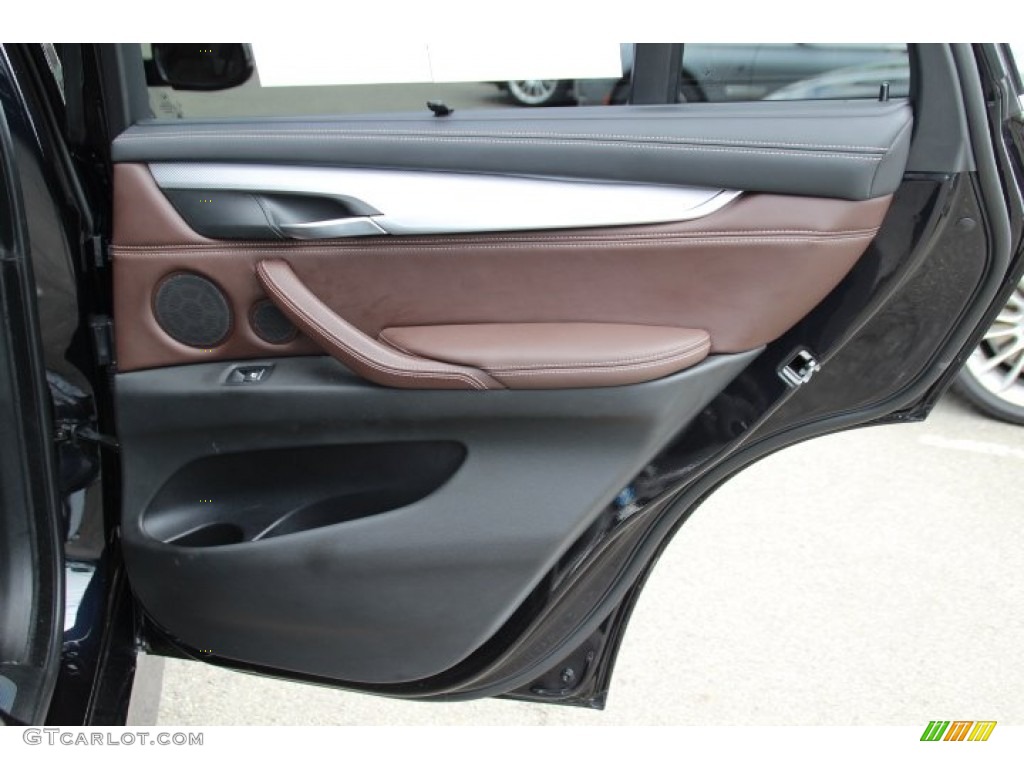 2014 BMW X5 xDrive50i Mocha Door Panel Photo #94744939