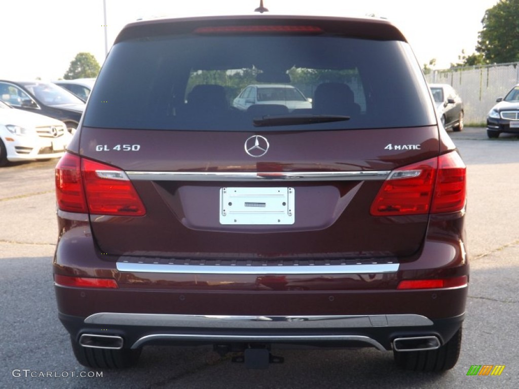 2014 GL 450 4Matic - Cinnabar Red Metallic / Auburn Brown/Black photo #4