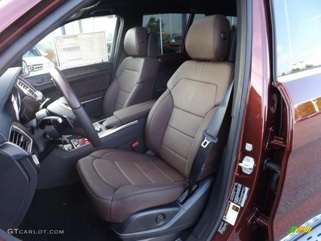 2014 GL 450 4Matic - Cinnabar Red Metallic / Auburn Brown/Black photo #23
