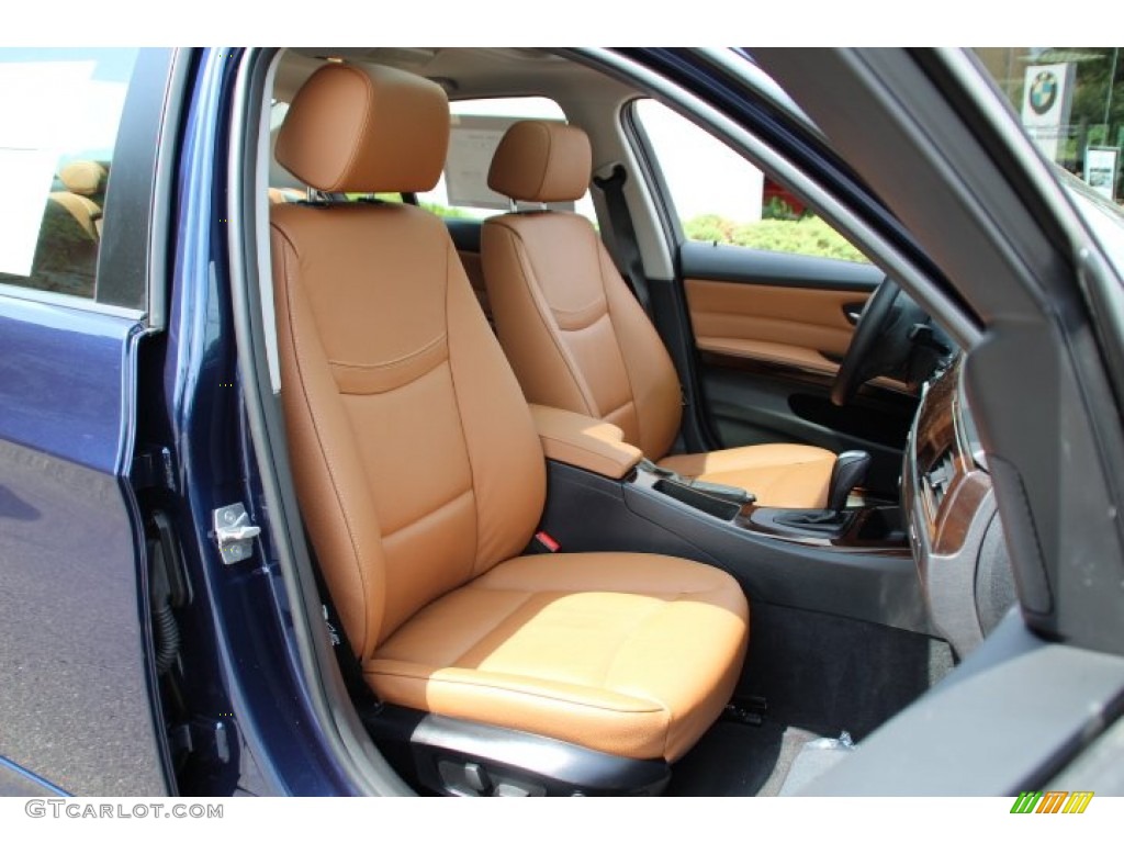 2011 3 Series 328i xDrive Sedan - Deep Sea Blue Metallic / Saddle Brown Dakota Leather photo #28