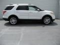 2014 White Platinum Ford Explorer Limited  photo #3