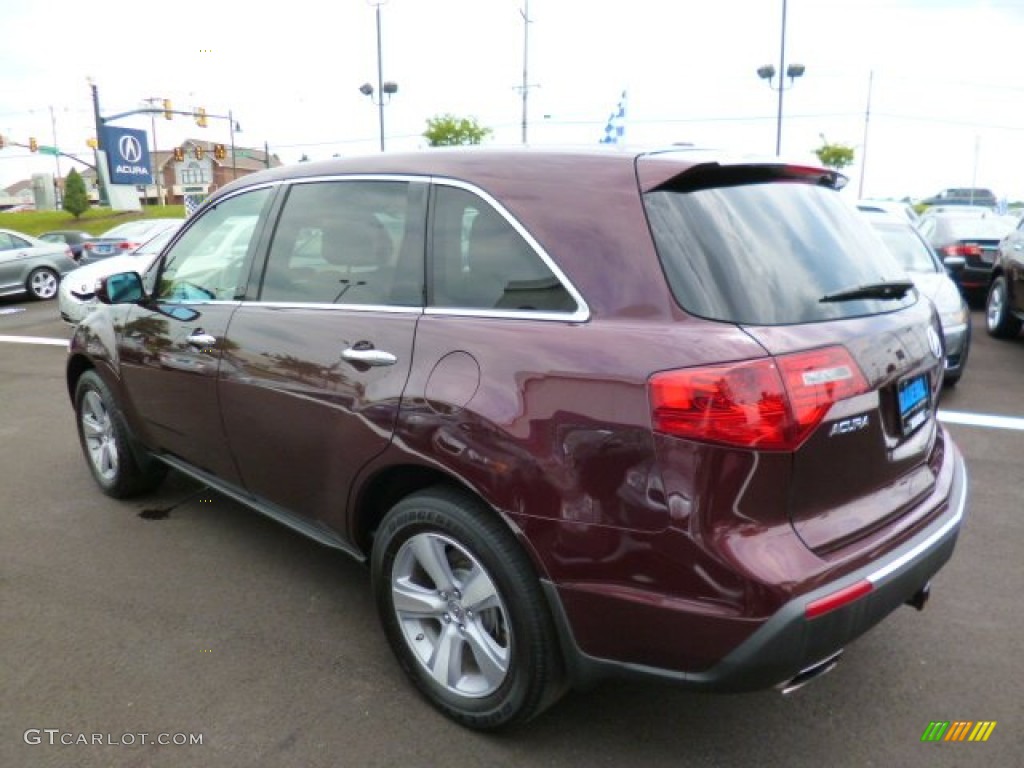 2011 MDX  - Dark Cherry Pearl / Taupe photo #5