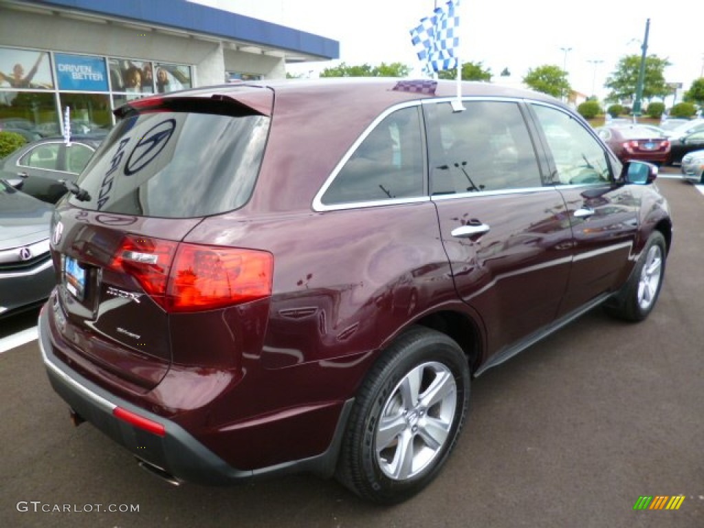 2011 MDX  - Dark Cherry Pearl / Taupe photo #7