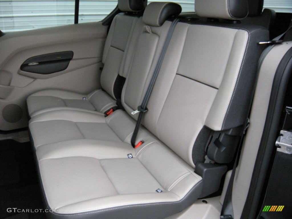Medium Stone Interior 2014 Ford Transit Connect Titanium Wagon Photo #94748407