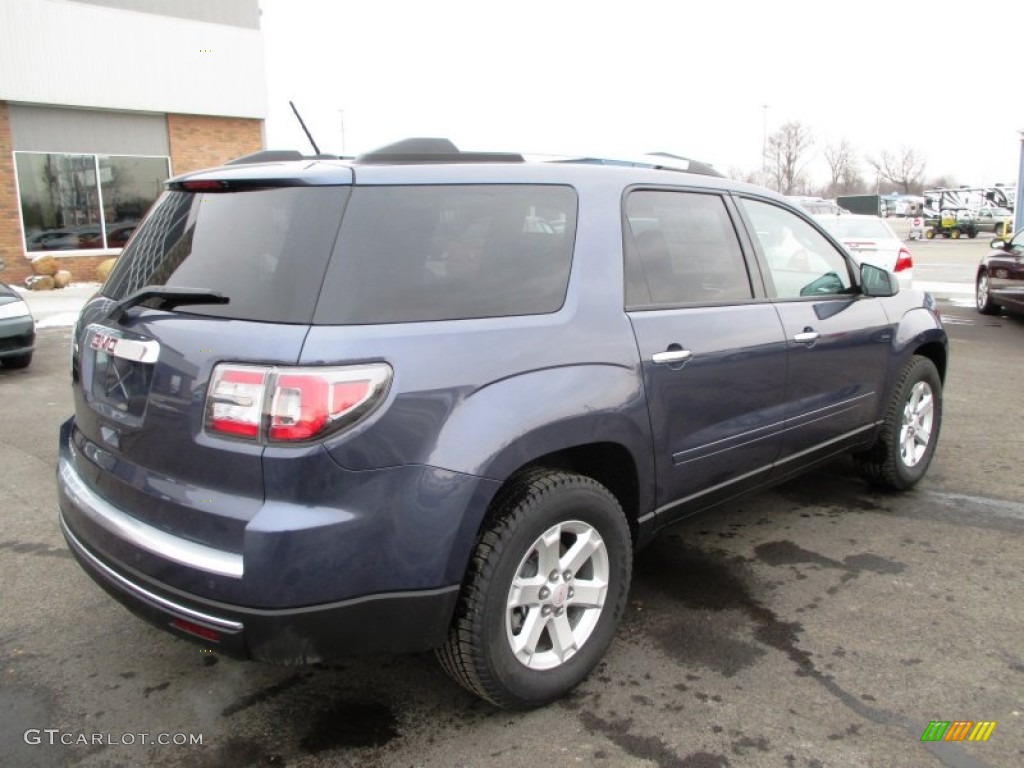 2014 Acadia SLE - Atlantis Blue Metallic / Ebony photo #32