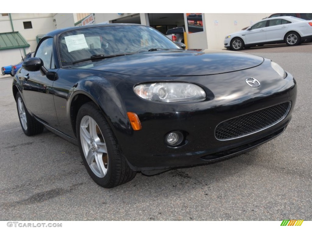 2007 MX-5 Miata Sport Hardtop Roadster - Brilliant Black / Black photo #1