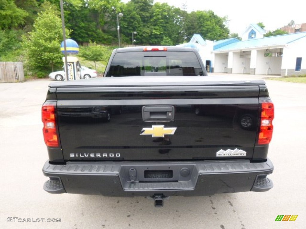 2014 Silverado 1500 High Country Crew Cab 4x4 - Black / High Country Saddle photo #7