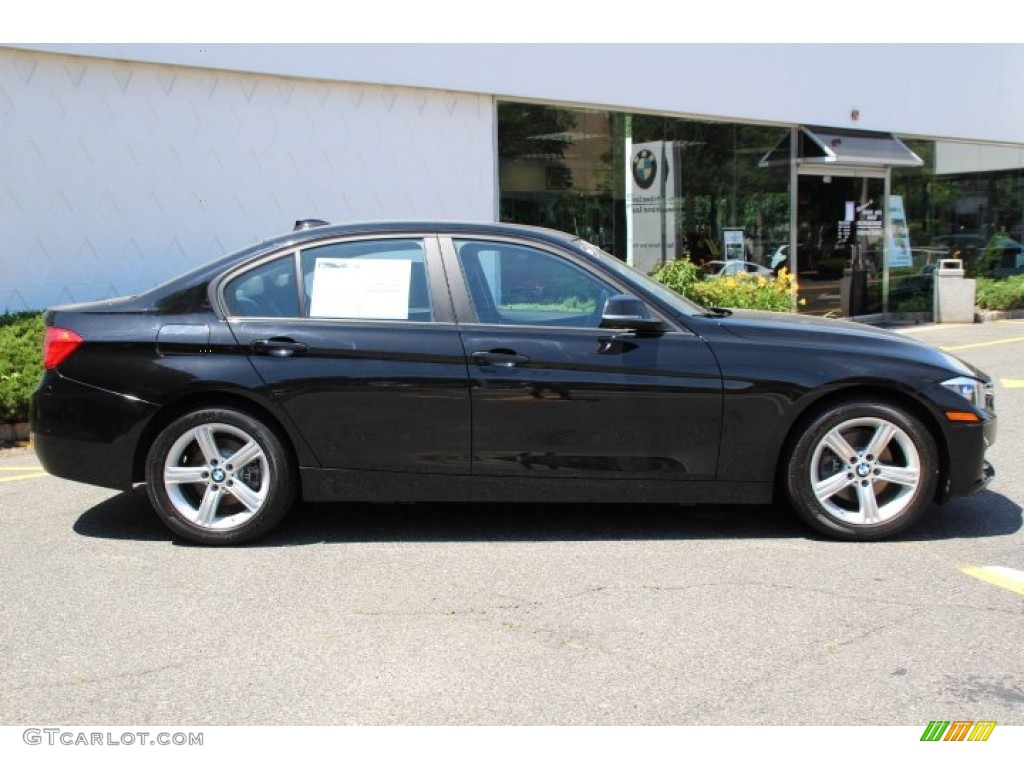 2014 3 Series 320i xDrive Sedan - Jet Black / Black photo #2