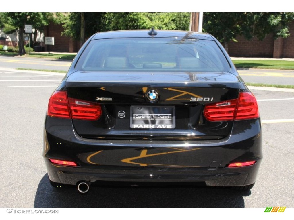 2014 3 Series 320i xDrive Sedan - Jet Black / Black photo #4