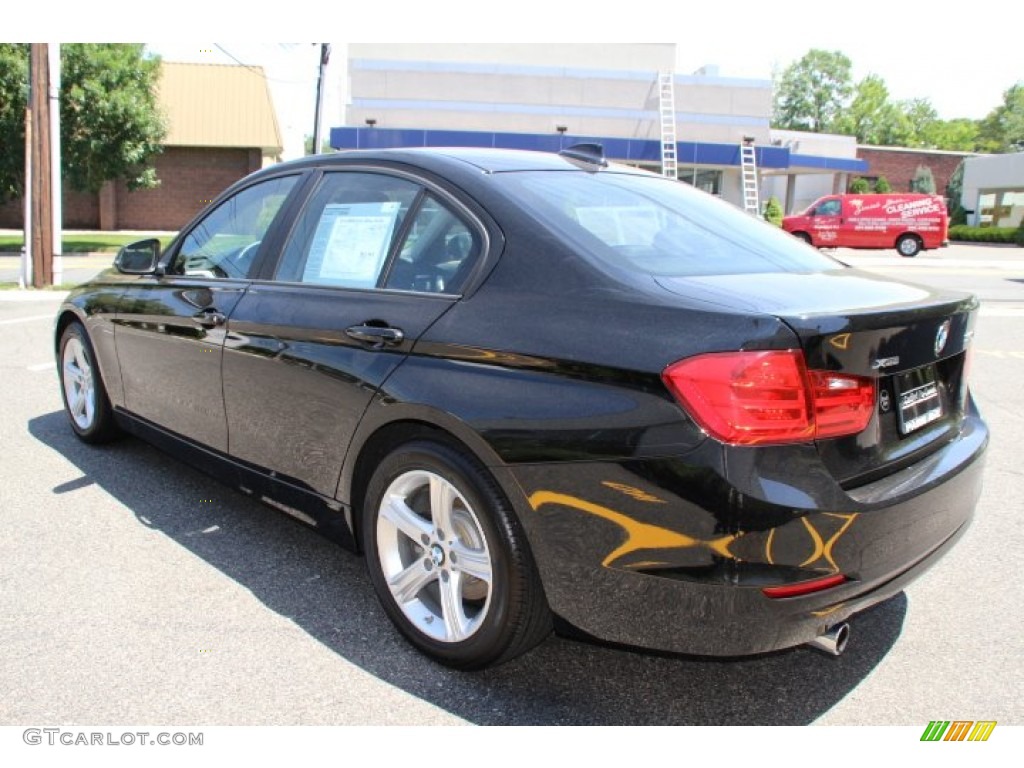 2014 3 Series 320i xDrive Sedan - Jet Black / Black photo #5