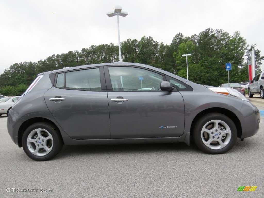 Gun Metallic 2014 Nissan LEAF SV Exterior Photo #94751360