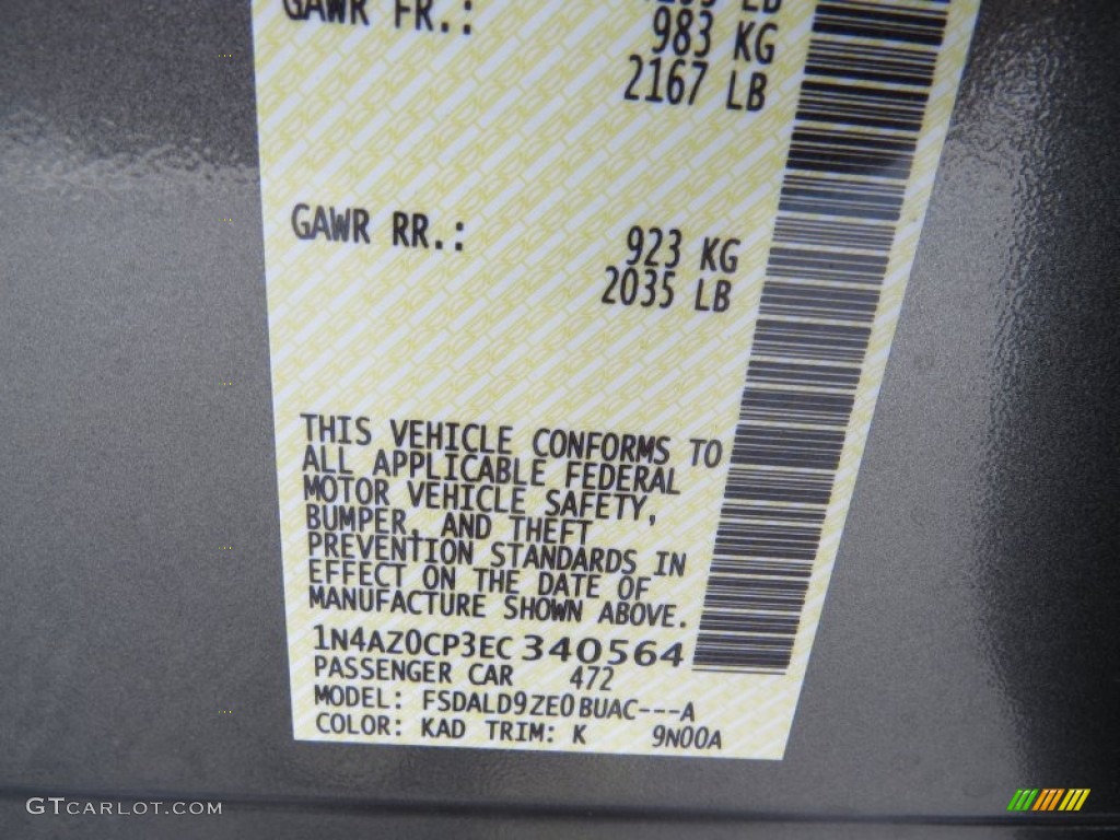 2014 Nissan LEAF SV KAD Photo #94751539